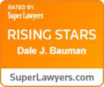 Super Lawyers Rising Stars Badge for Dale J. Bauman