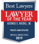 Trusts and Estates 2019 Best Lawyers Lawyer of the Year Badge for George E. Riedel, Jr.