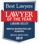 Medical Malpractice - Plaintiffs 2019 Best Lawyers Lawyer of the Year Badge for Laraine Kelley