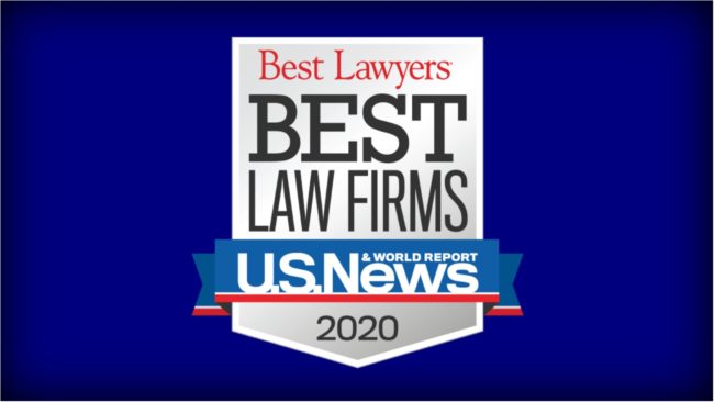 2020 “Best Law Firms”