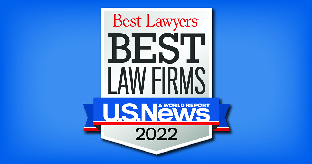 2022 “Best Law Firms”